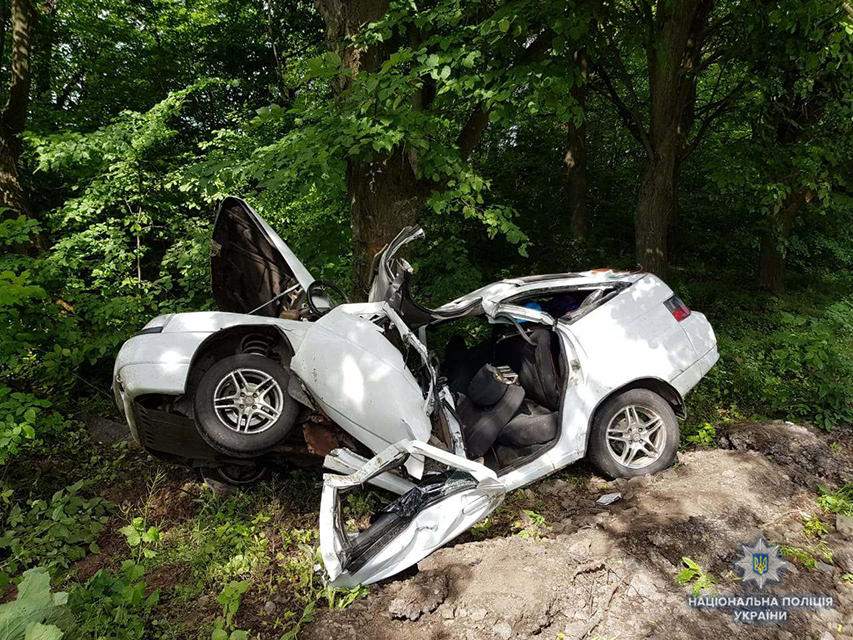 На Вінниччині перекинувся автомобіль: двоє загиблих
