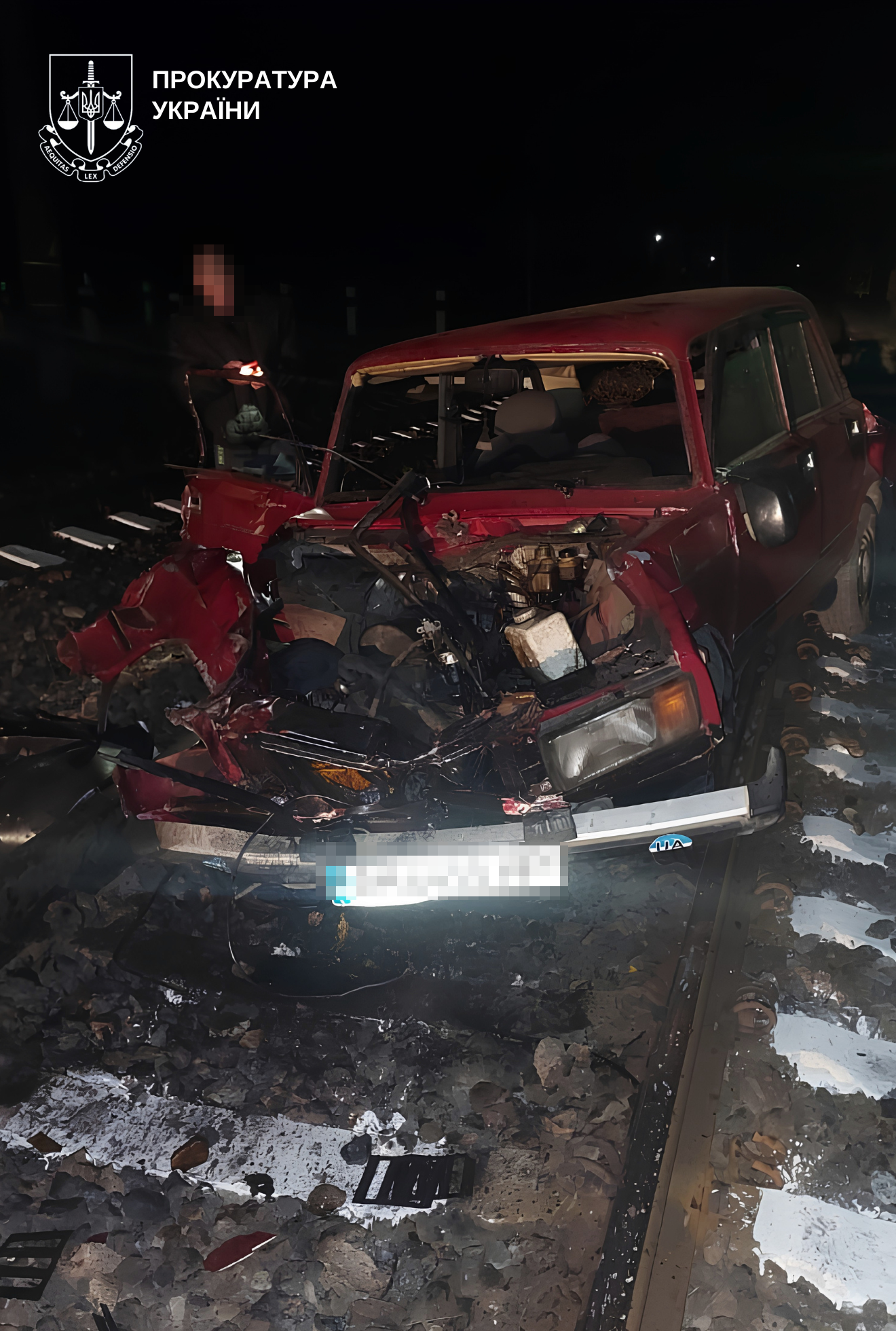На Вінниччині десять років ув‘язнення отримав водій, який в‘їхав у потяг
