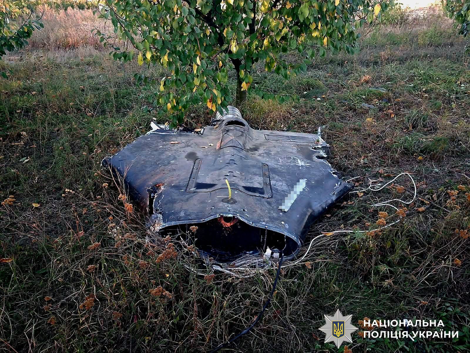 Вінницькі правоохоронці розповіли, чим можуть бути небезпечні уламки російських дронів
