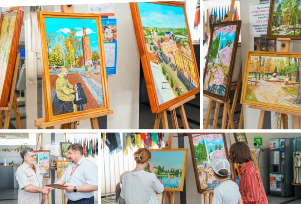 «Вінниця крізь серце і фарби: Володимир Рачек відкрив виставку міських спогадів»