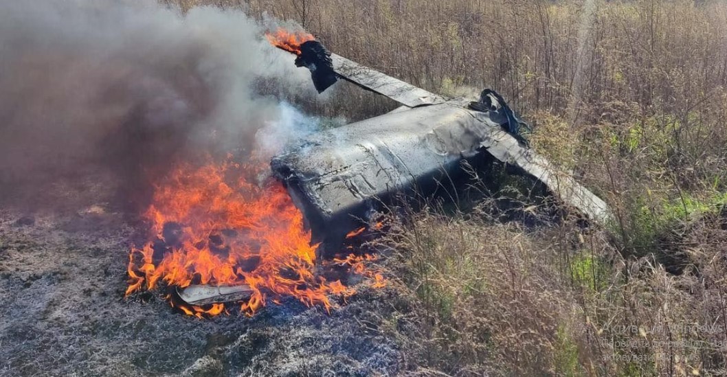 Уламки збитої над Вінниччиною ракети спричинили пожежу