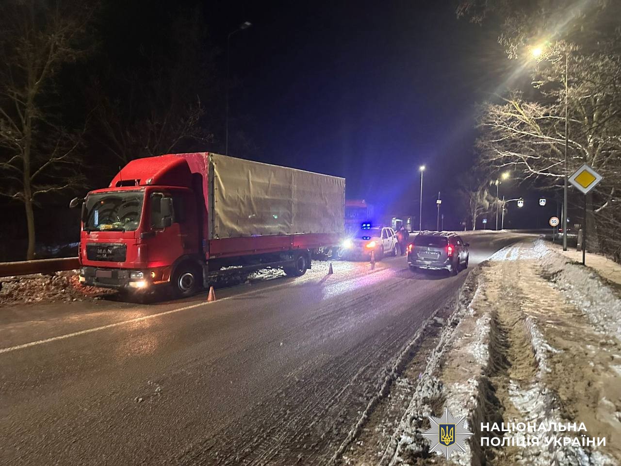 На Вінниччині фура збила пішохода