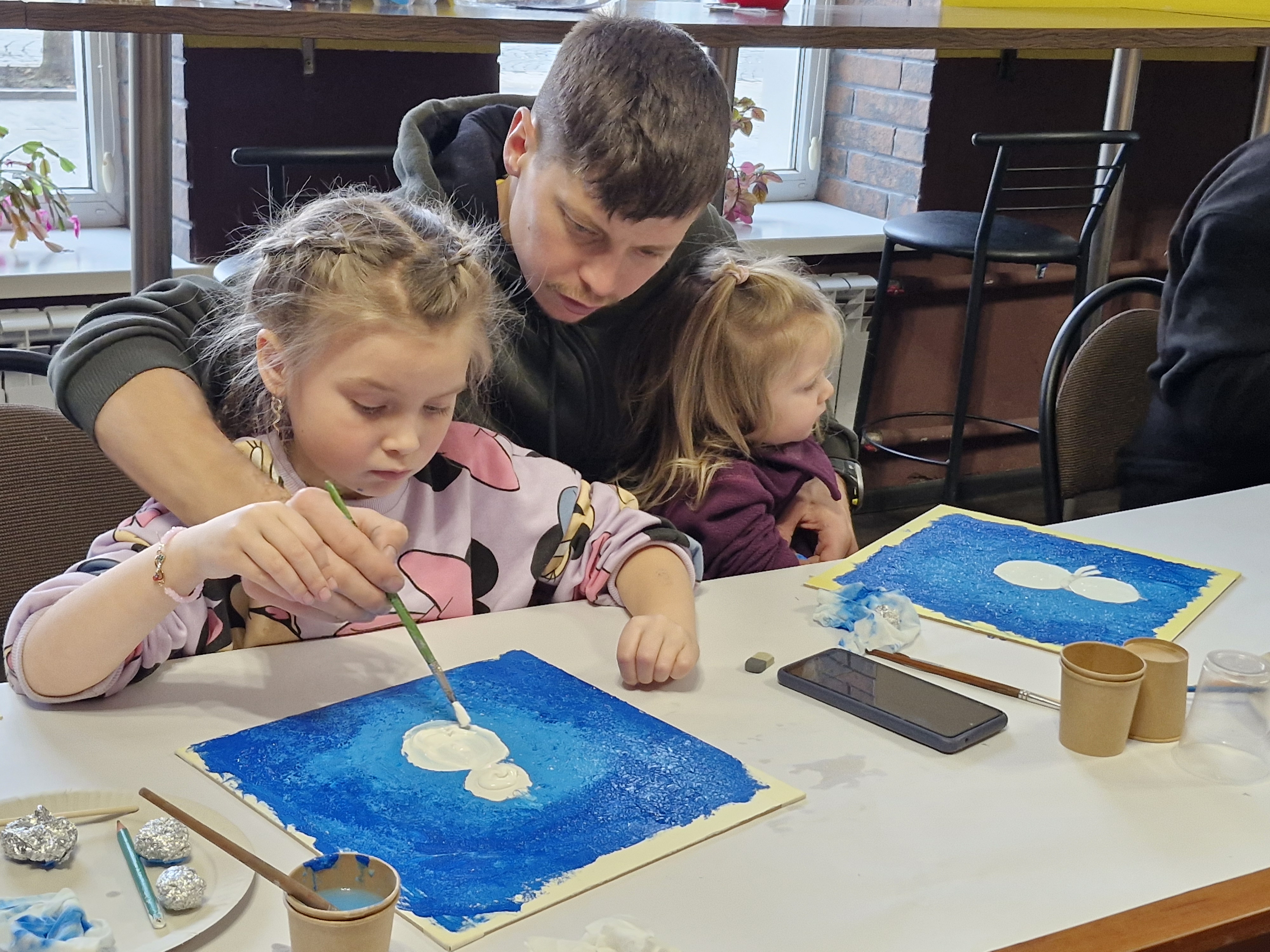 У Вінниці відбувся мaйстерклaс для тaтусів-ветерaнів та їхніх дітей