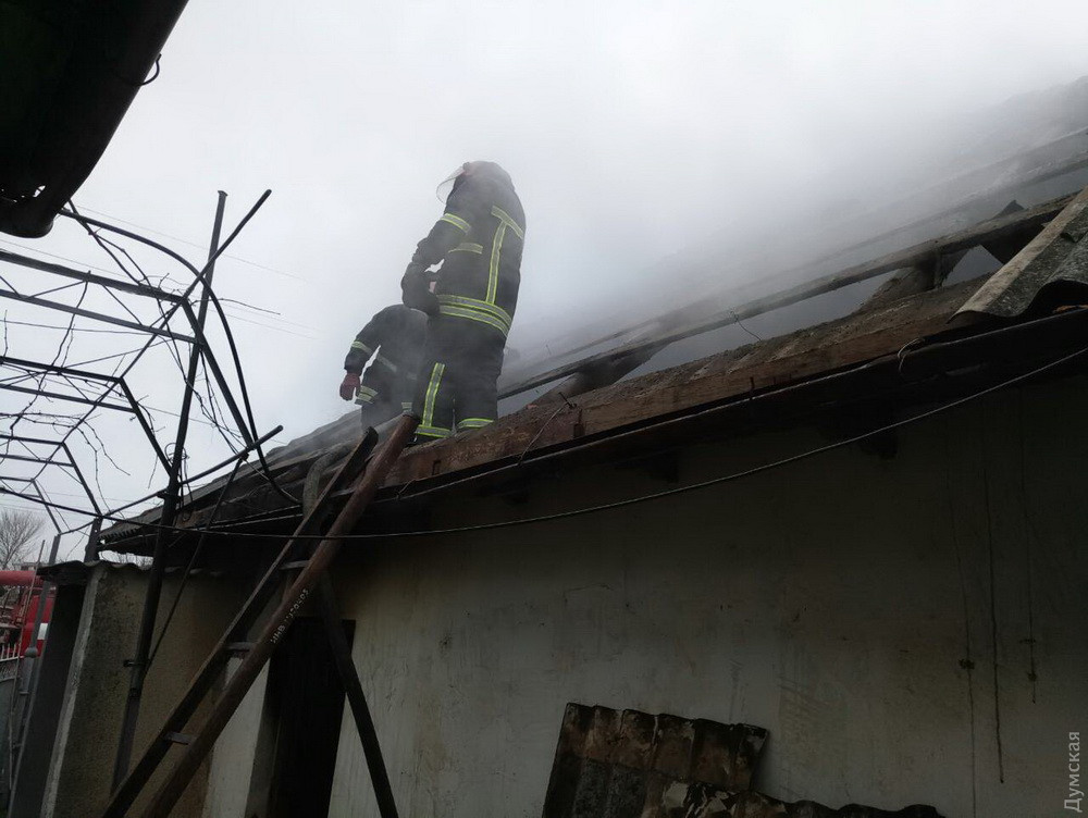В Одeсской области сгорeл частный дом