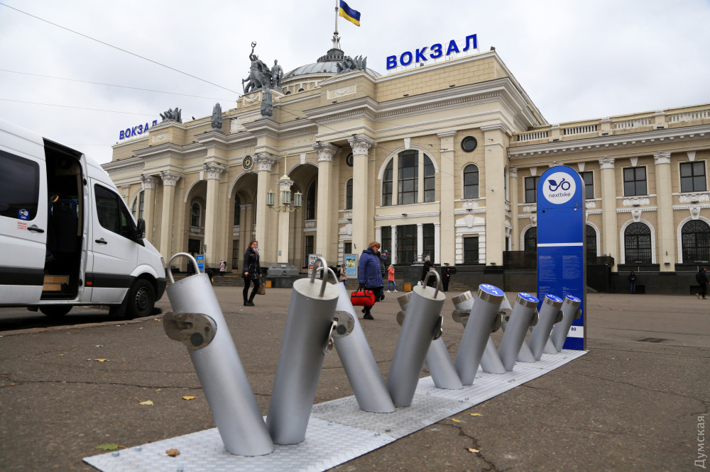 В Одессе появится общегородской прокaт велосипедов: стaнции уже монтируют