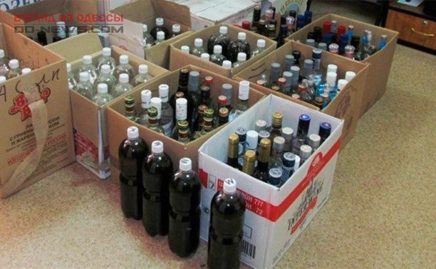 Под Одессой задержана партия контрафактного алкоголя