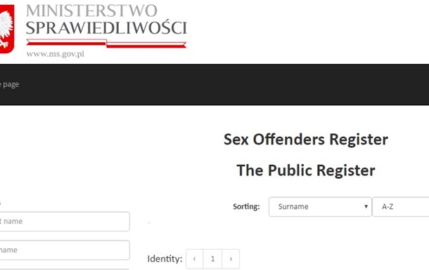 У Польщі запустили відкритий реєстр педофілів