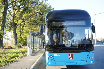 У Вінниці запустили подовжений тролейбусний маршрут