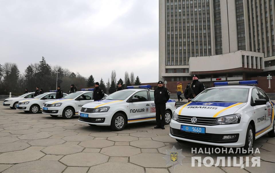 Вінницькій поліції закупили нові автомобілі