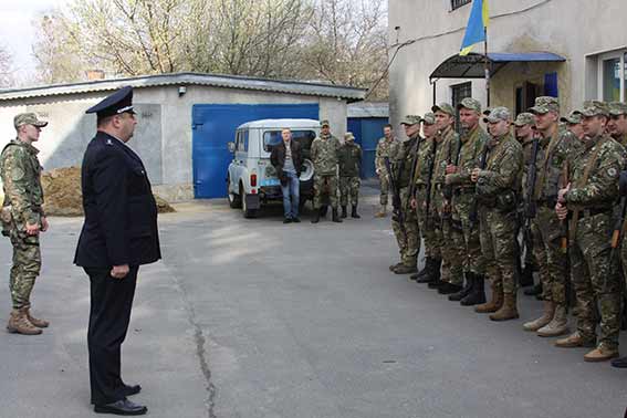 Чергову групу загону особливого призначення "Вінниця" провели в зону АТО