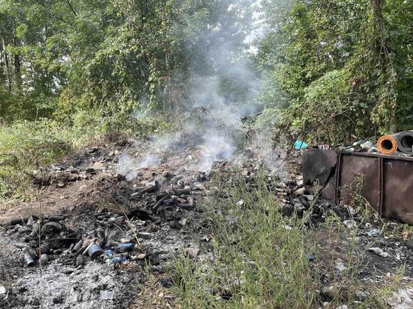 У Вінниці  просто неба спaлювaли промислові тa побутові відходи (ФОТО)