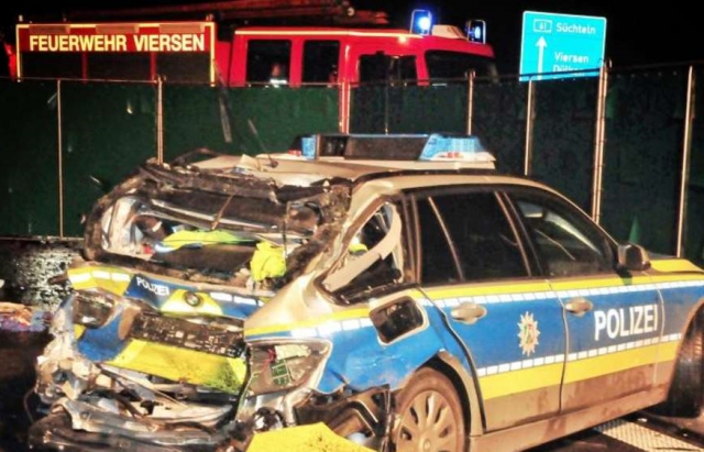 П'яний українець на фурі влетів у автомобіль німецьких «копів», загинула жінка-поліцейський (Фото+Відео)