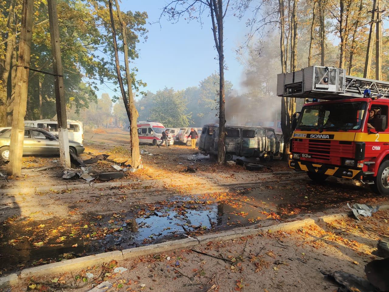 В мережі з‘явились фото рятувальної операції в лікарні міста Суми