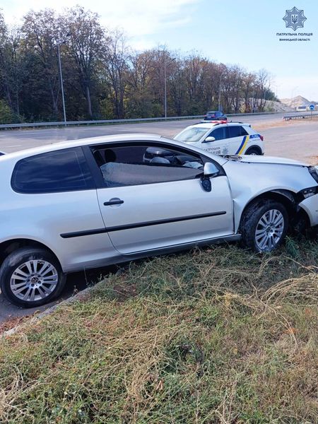 У Вінниці водій Volkswagen Golf намагався втекти від поліції: затриманий із 3,03 проміле алкоголю в крові