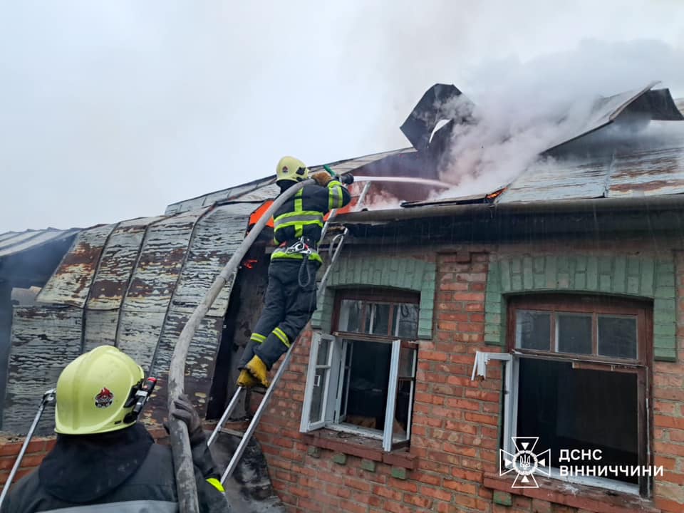 На Вінниччині збільшується кількість пожеж у приватних садибах