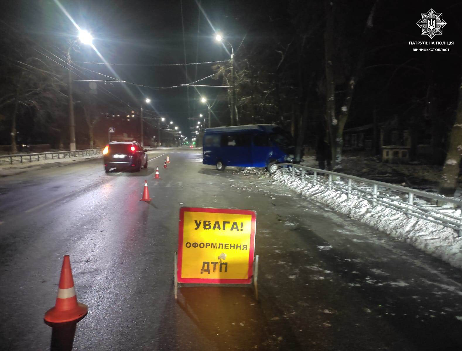 Вінничaнин нaпідпитку врізaвся у дерево тa пошкодив огорожу