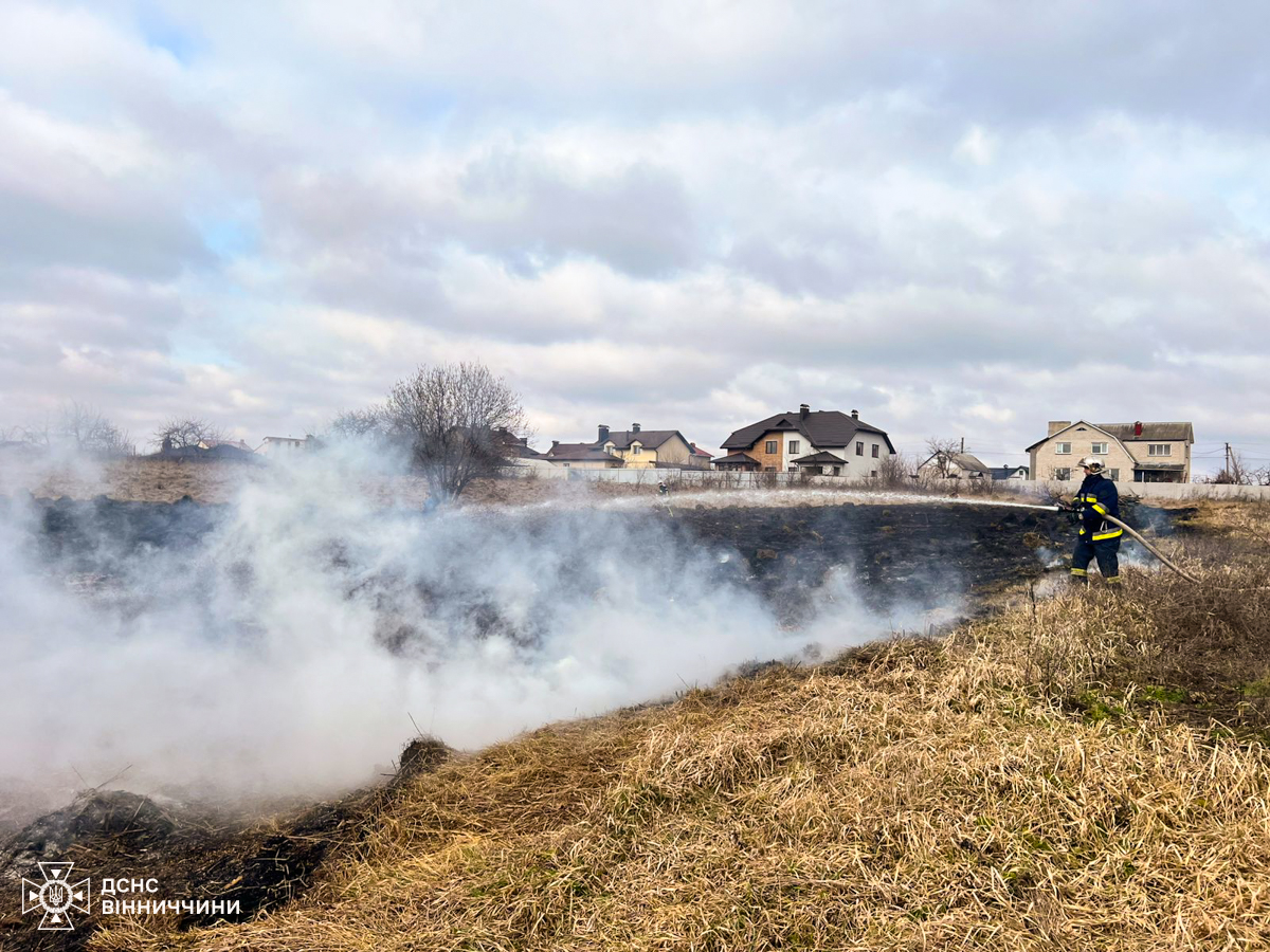 На Вінниччині в чотирьох житлових будинках стались пожежі