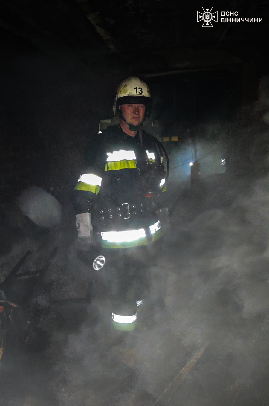 В містечку на Вінниччині в багатоповерхівці сталася пожежа