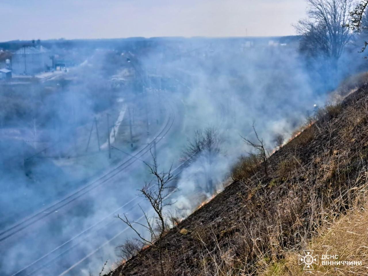 В трьох районах Вінницької області сталися пожежі