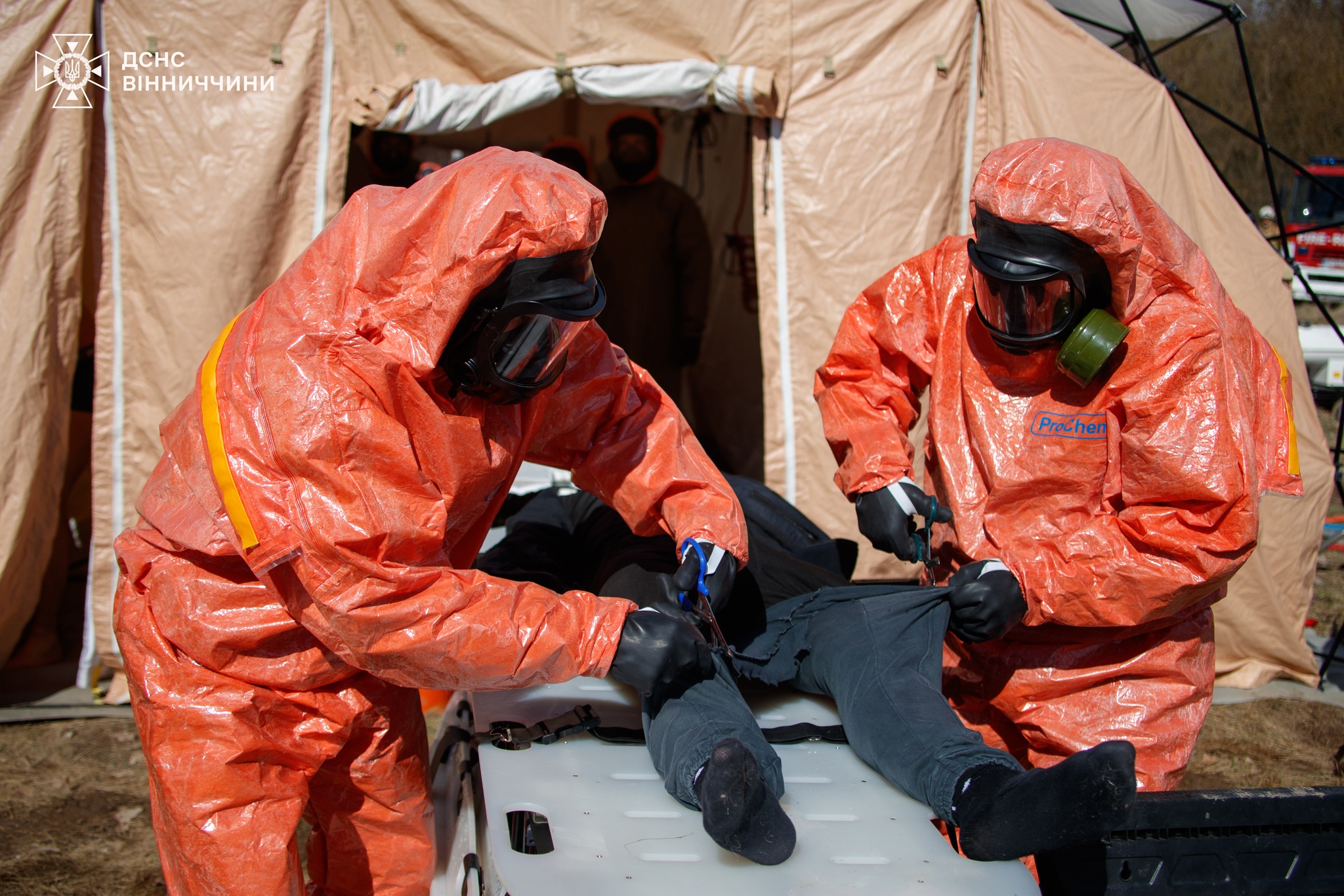 На Вінниччині «боролися» зі стихійним лихом та наслідками ракетних атак