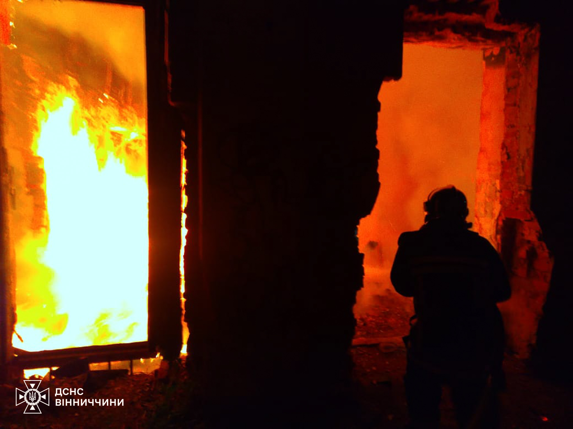 У Вінниці вночі сталася пожежа в центрі міста