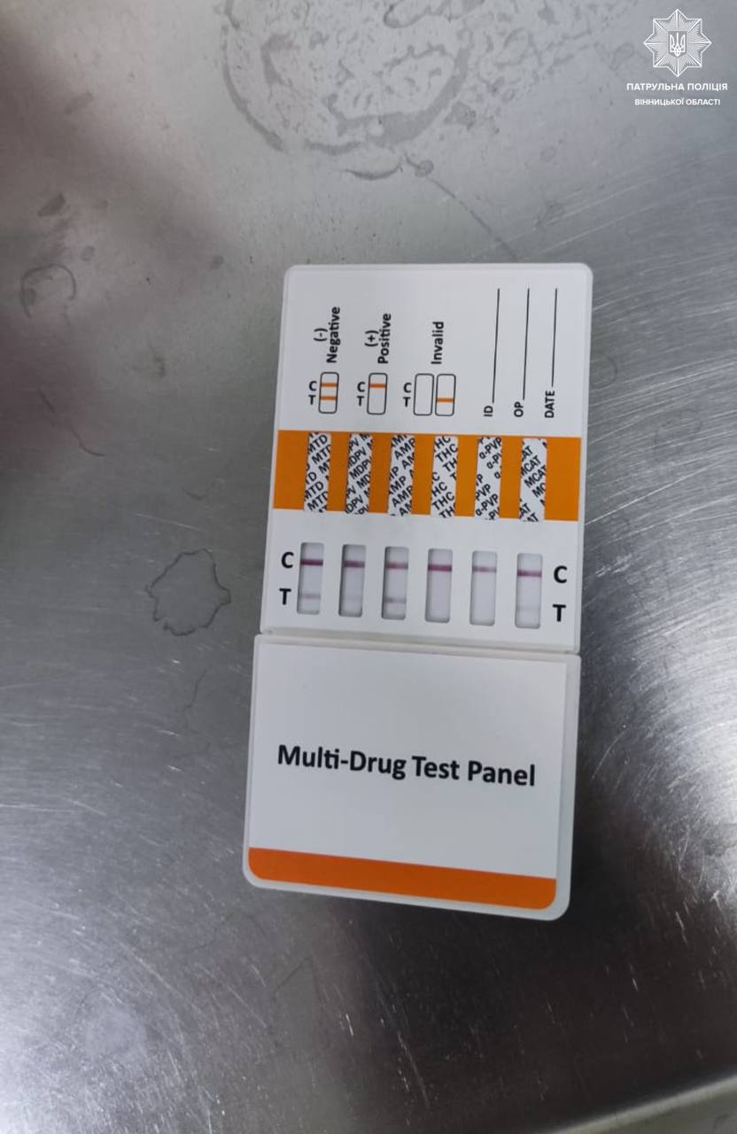 У Вінниці затримали водія, який керував авто під впливом двох видів наркотиків