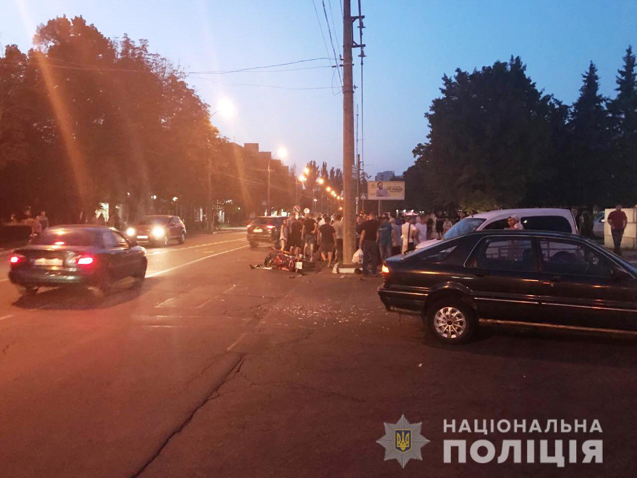 В ДТП у Вінниці постраждав мотоцикліст