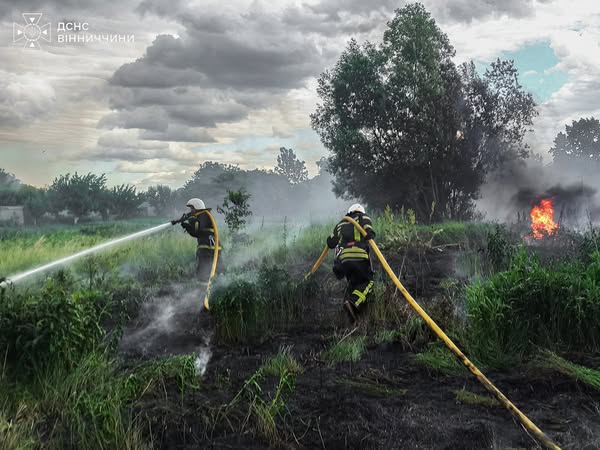 В одному із сіл Вінниччини згоріло сіно