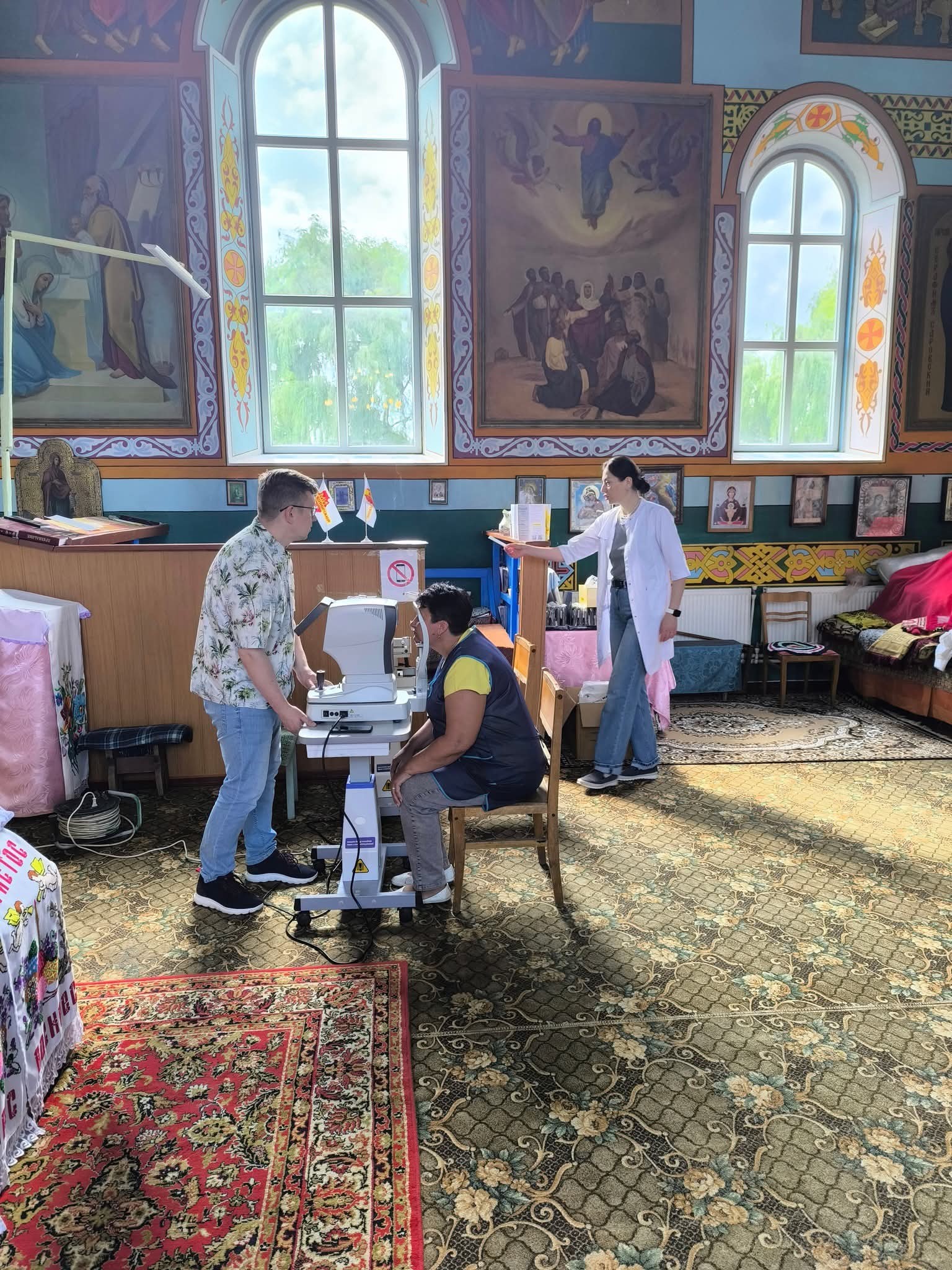 Зір під контролем: у Михайлівці провели безкоштовний прийом офтальмологів