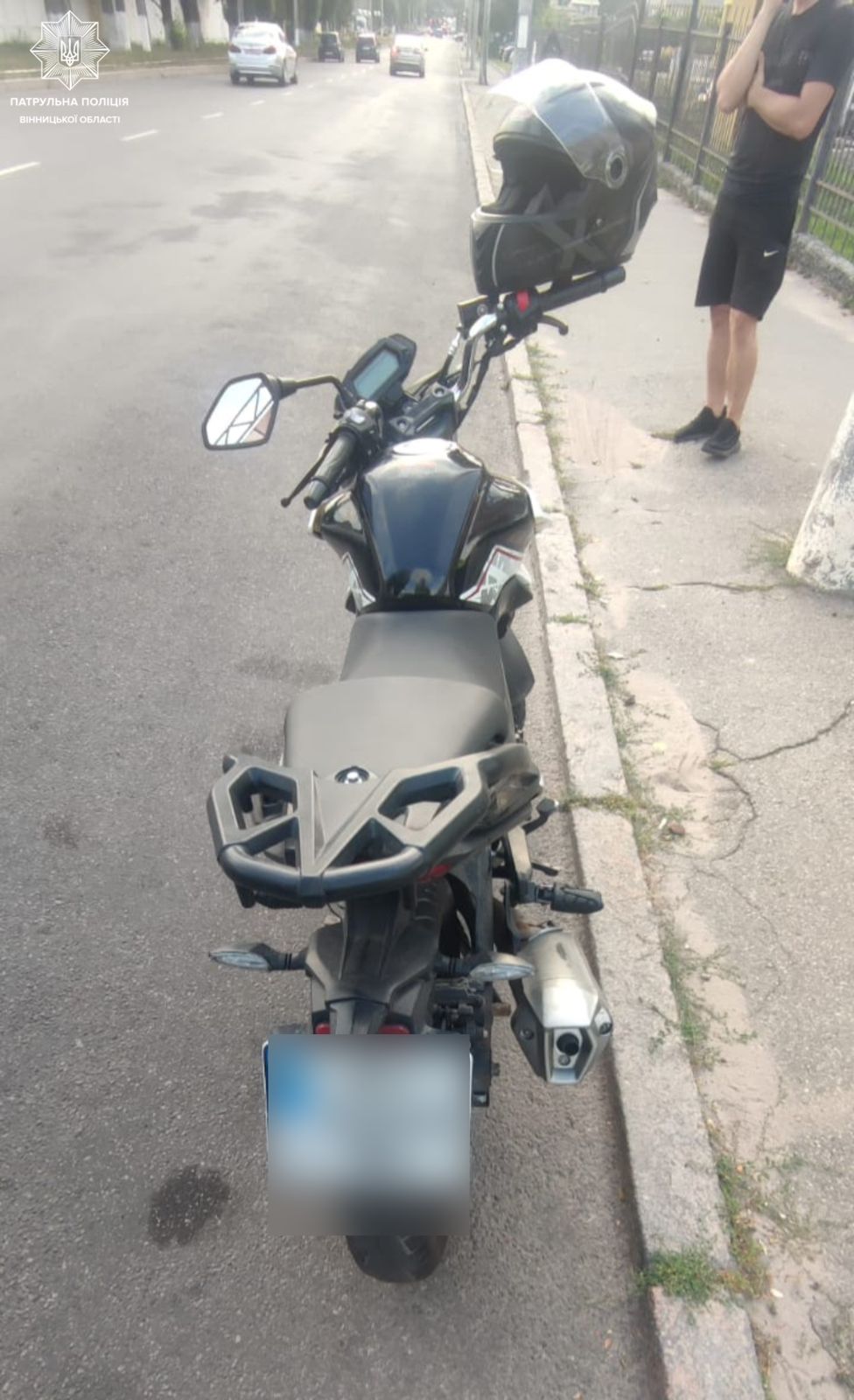 У Вінниці патрульні зупинили мотоцикліста з підробленим посвідченням
