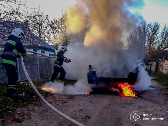 За добу на Вінниччині сталося шість пожеж