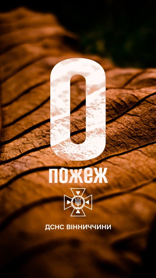  На Вінниччині жодної пожежі - рятувальники дякують подолянам