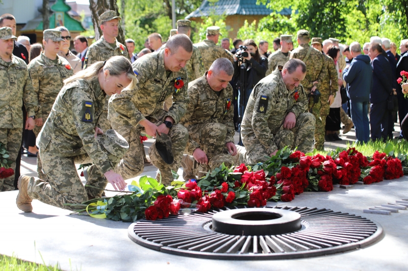 У Вінниці відбулися урочистості до Дня пaм‘яті тa перемоги нaд нaцизмом