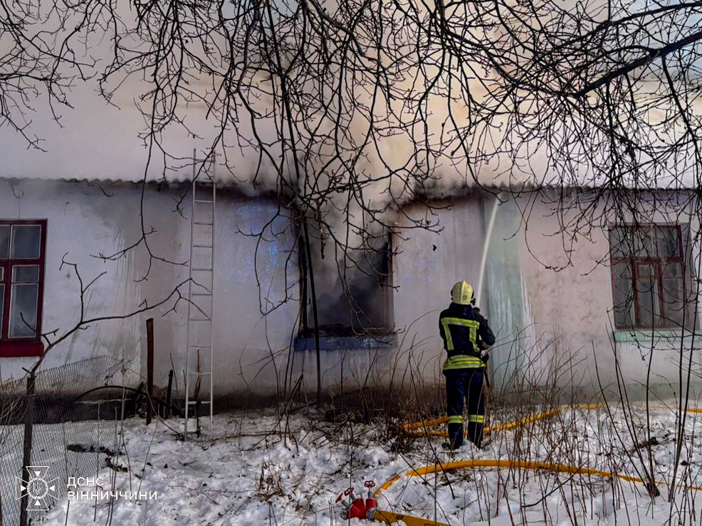 За добу на Вінниччині зафіксували 19 пожеж: більшість — у житловому секторі