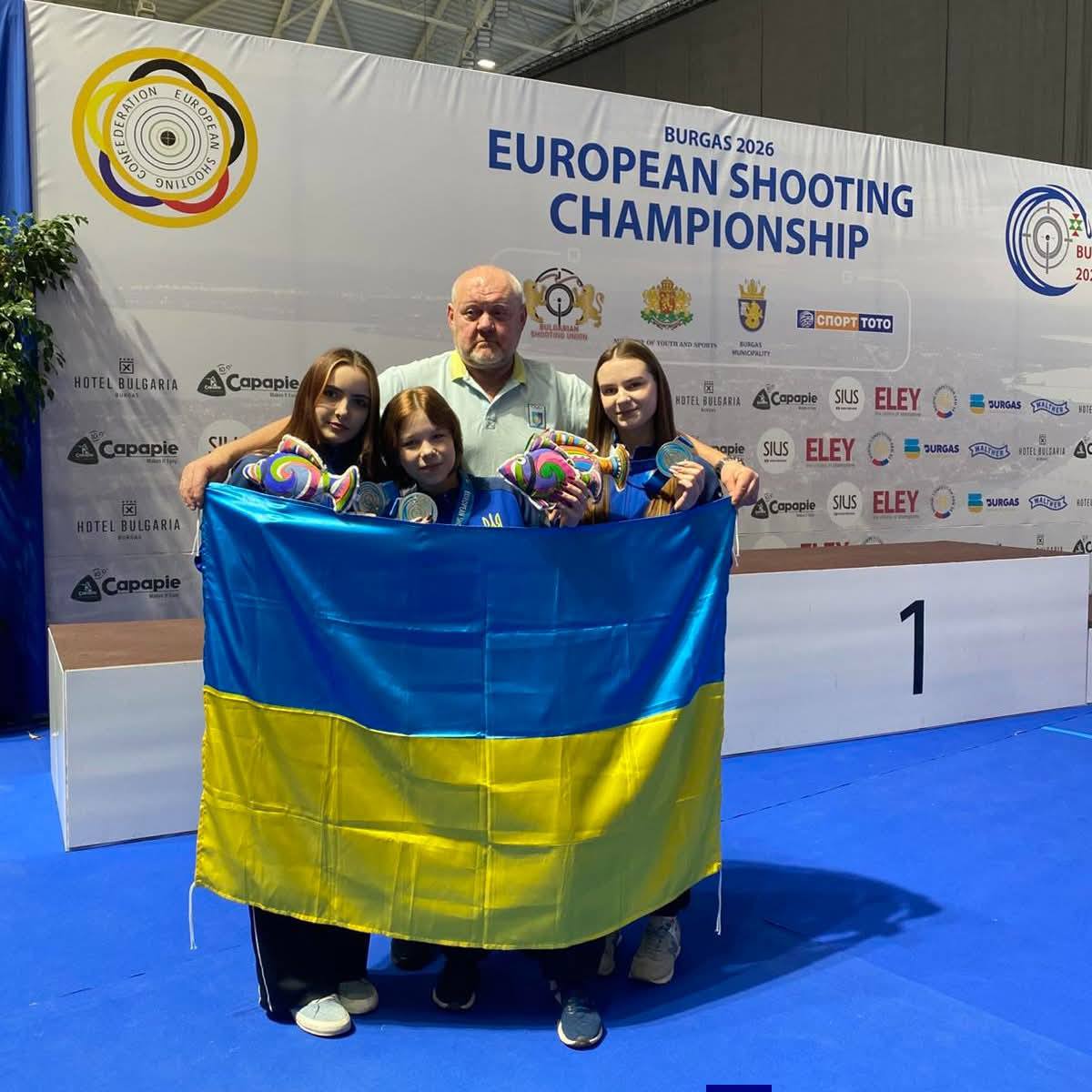 Вінничанки здобули «срібло» та «бронзу» на чемпіонаті Європи зі стрільби в Болгарії