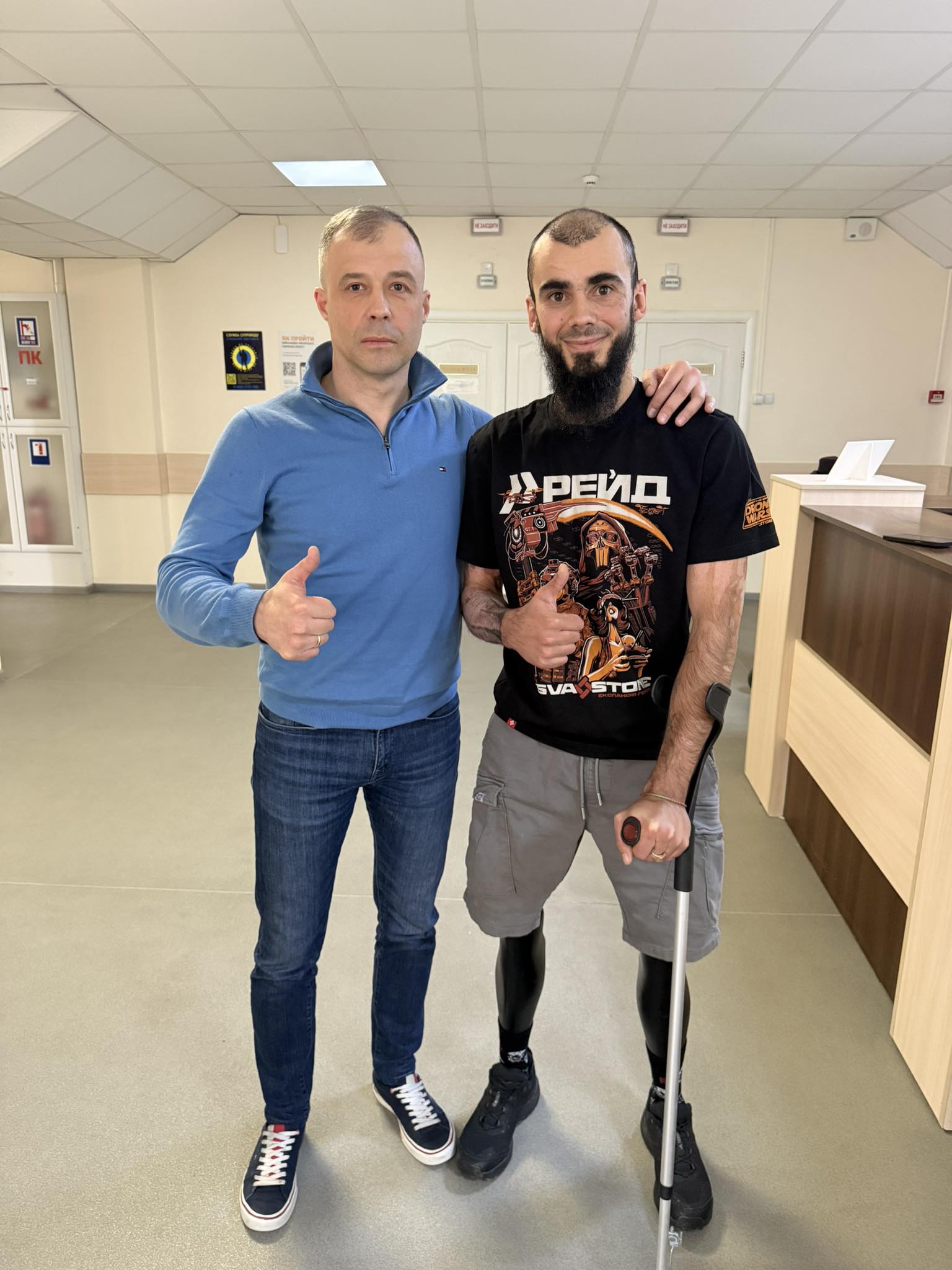 Крок за кроком до життя: у Вінниці лікар розповів історію воїна, який знову навчився ходити після важких поранень