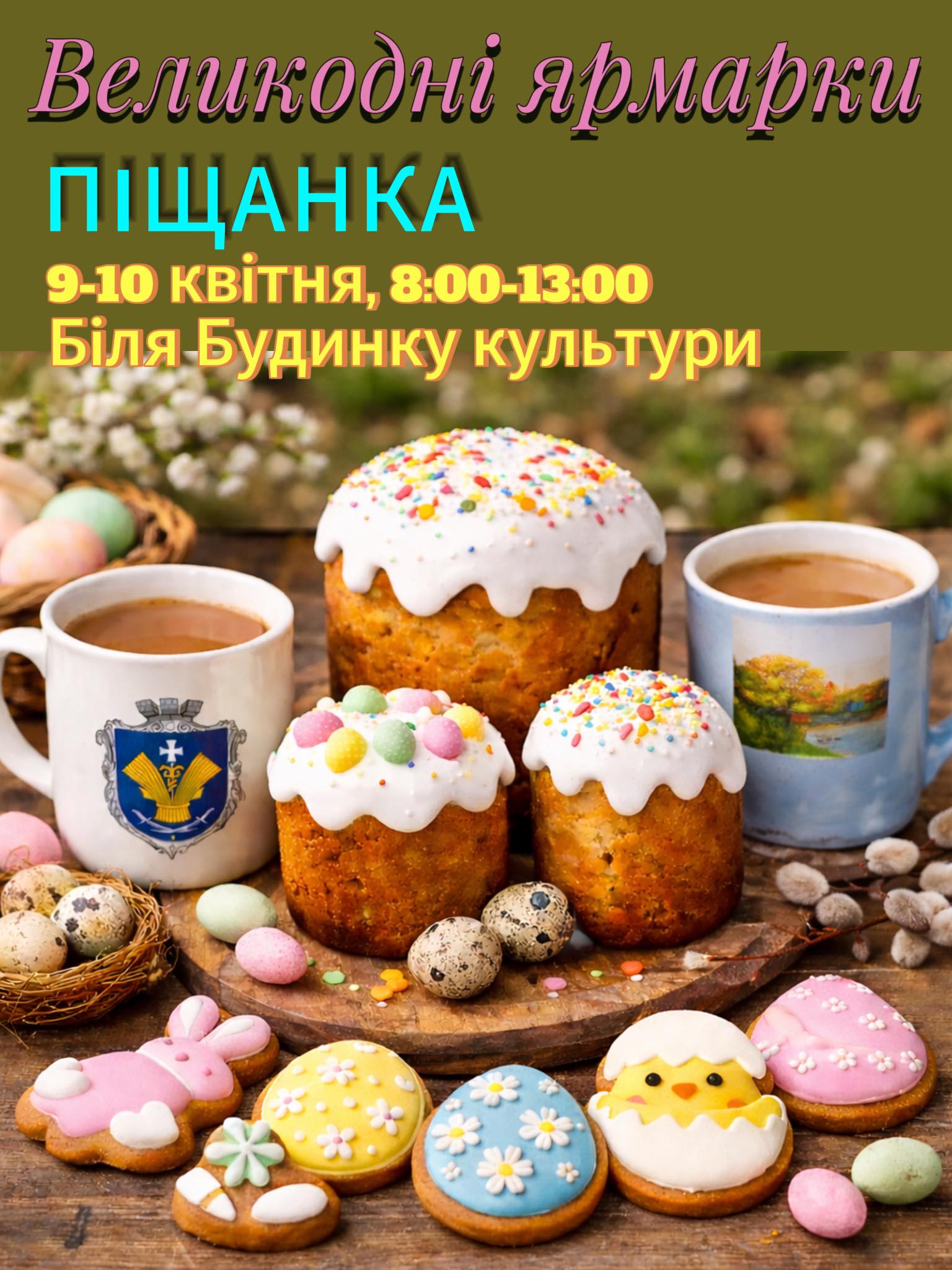 У Піщанці організовують великодній ярмарок, щоб підтримати військових