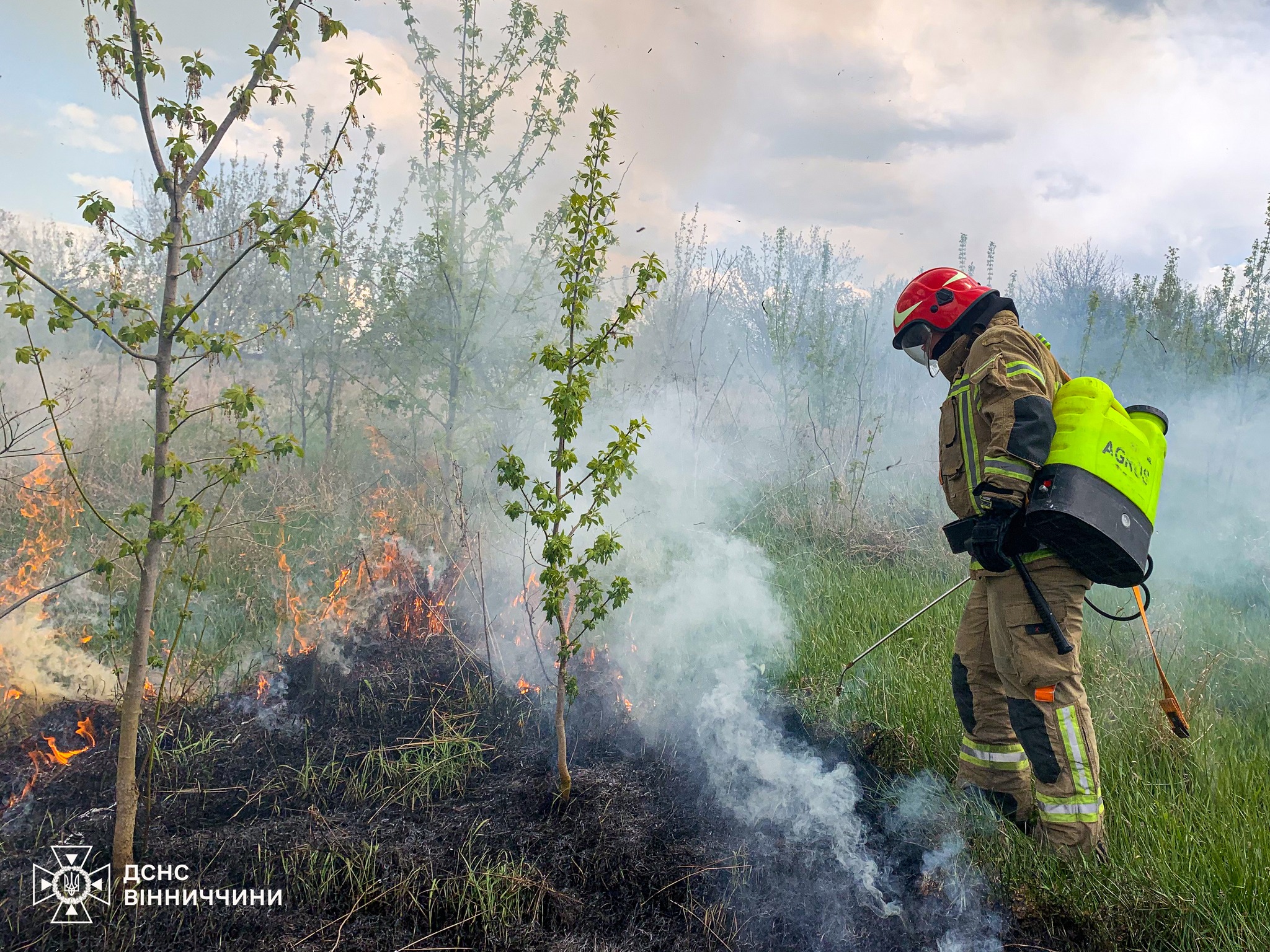 На Вінниччині за добу ліквідували 12 пожеж: горіли будинки, господарчі споруди та екосистеми