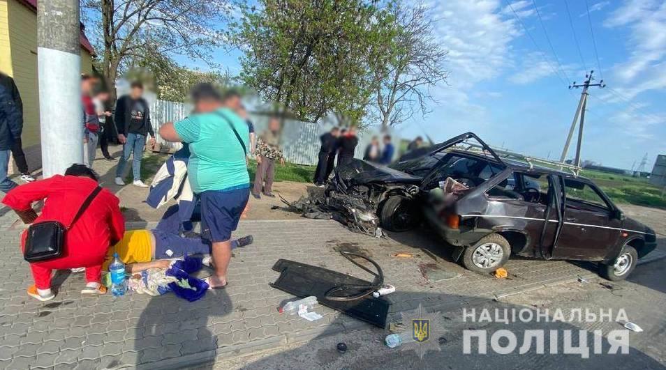 У наслідок ДТП в Одеській області постраждало 4 людини (ФОТО)