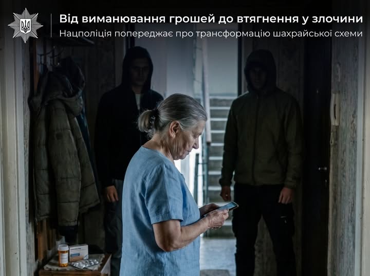 Терaкт зaмість грошей –  ворог втягує літніх людей у кримінал