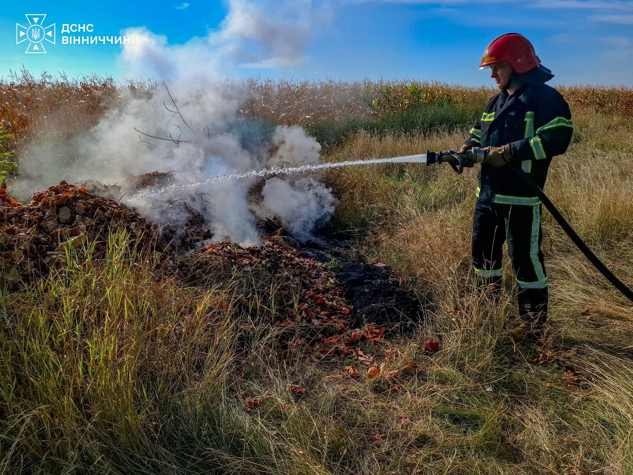 На Вінниччині за добу рятувальники загасили 8 пожеж: горіли господарські будівлі, гараж і квартира