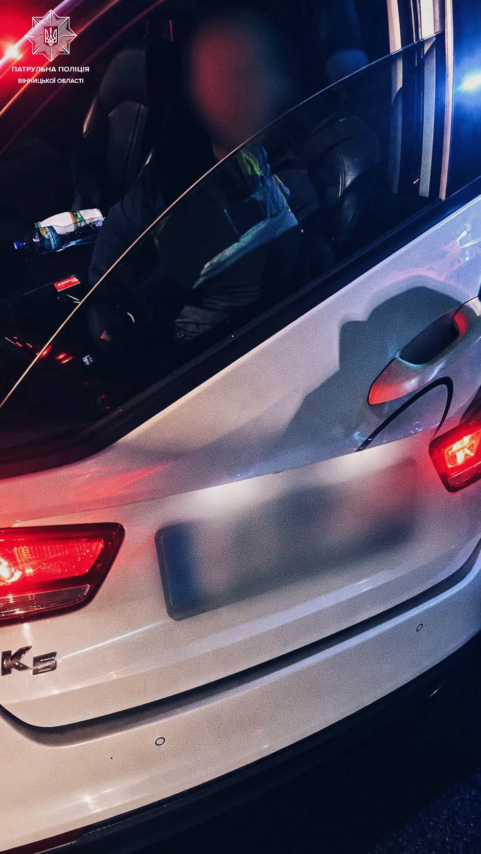 У Вінниці водій KIA з ознаками наркотичного сп’яніння намагався втекти від патрульних