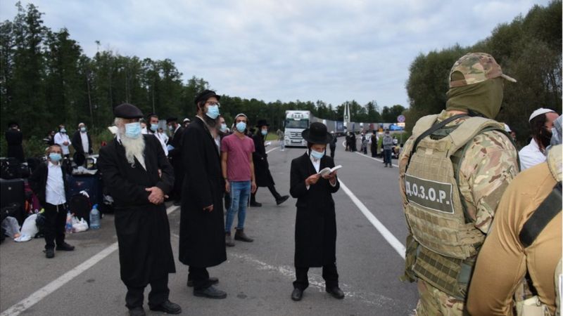  Хасиди намагаються прорватися в Україну через сусідню Білорусь (відео)