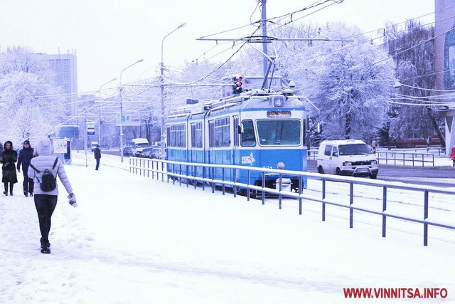 У Вінниці горів трамвай