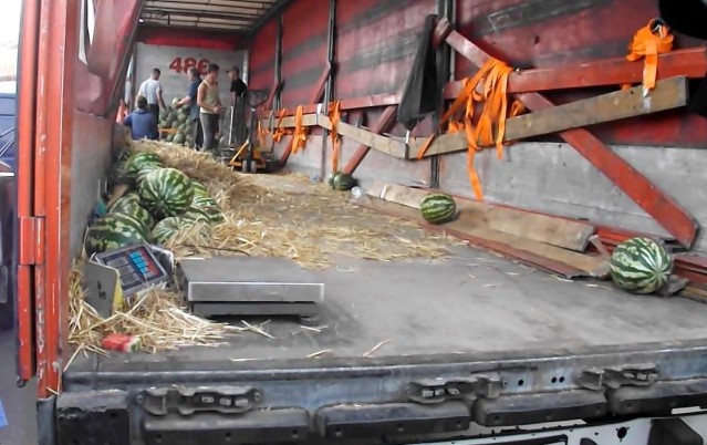У Вінниці вилучили близько 2 тон кавунів, які продавалися без відповідних документів