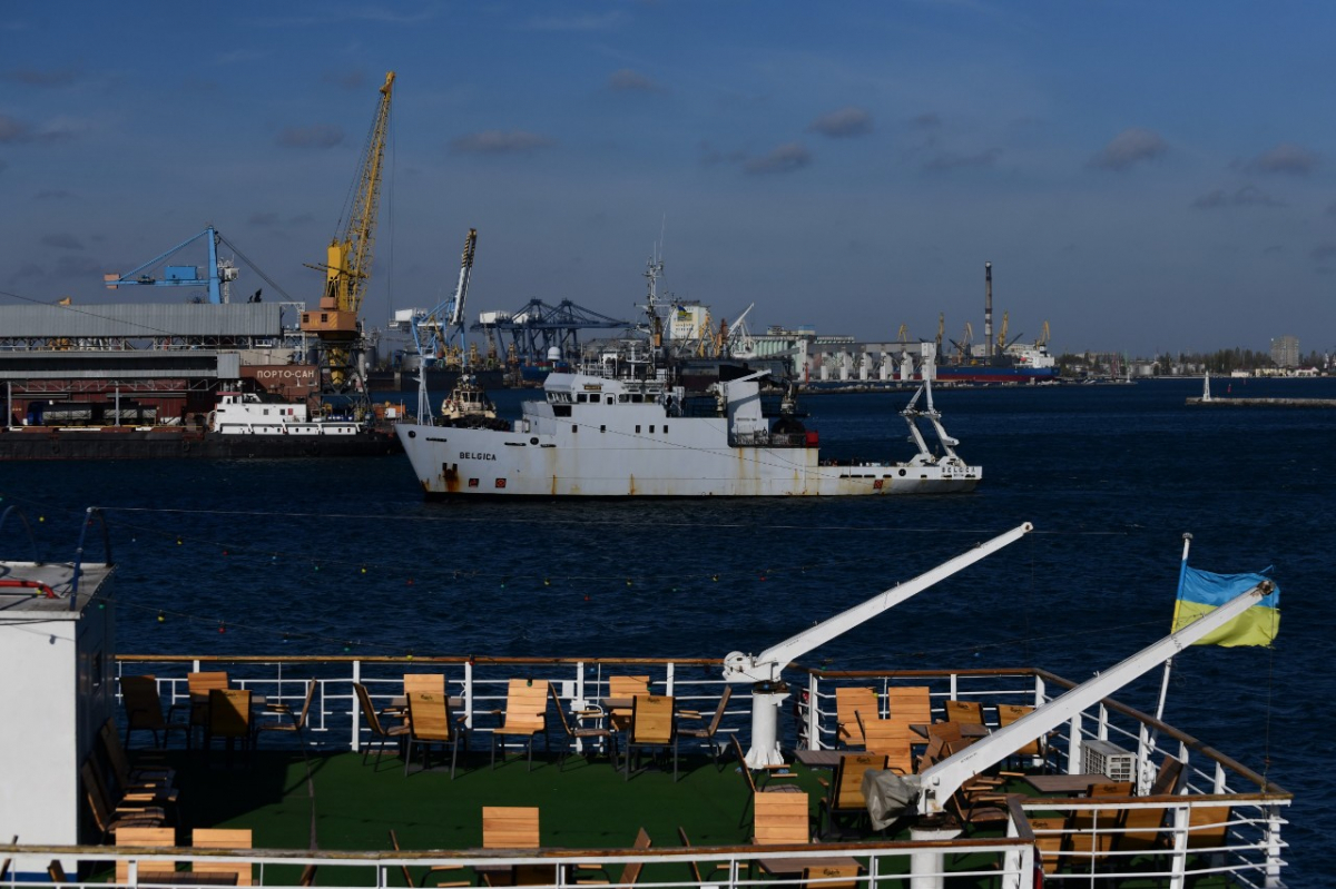 Дослідницьке судно «Бельгіка», передане Бельгією Україні, прибуло до Одеси