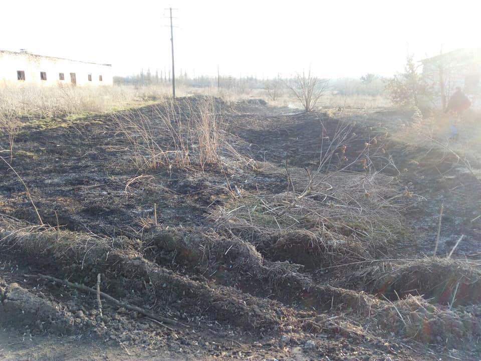 На Вінниччині внаслідок пожеж вогнем знищено близько 11 га сухої трави.