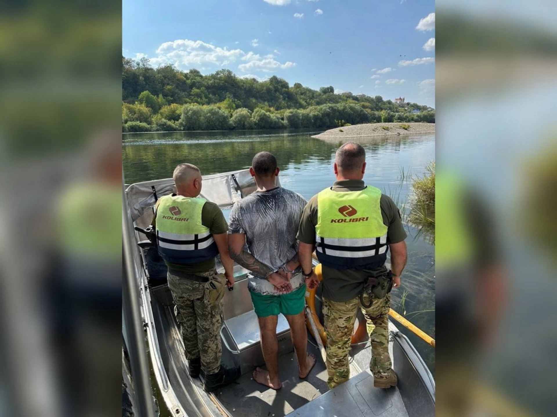 Прикордонники Вінниччини затримали чоловіка, який намагався перепливти Дністер 