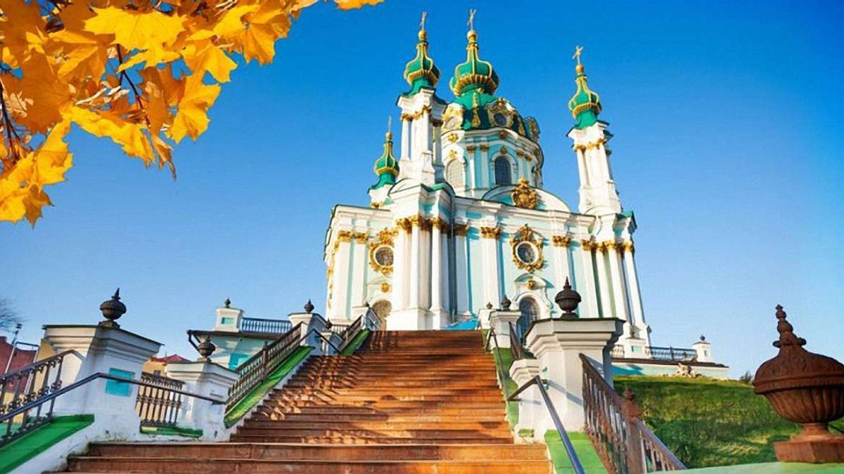 Екзархи Вселенського Патріарха в Україні звершить богослужіння у Андріївській церкві Києва, яку вперше відкриють після 11-річної реставрації