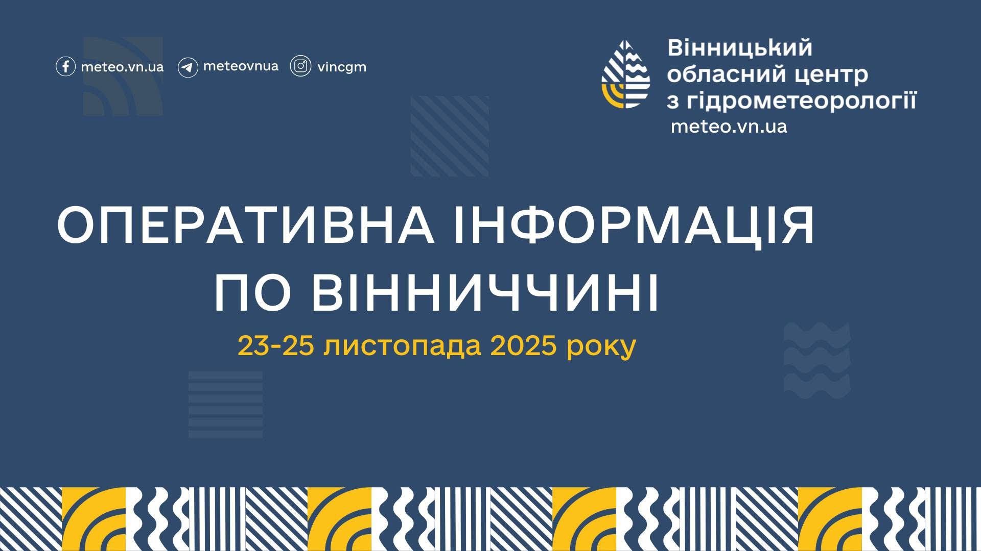 На Вінниччині очікують різке погіршення погоди: сніг, ожеледиця та похолодання